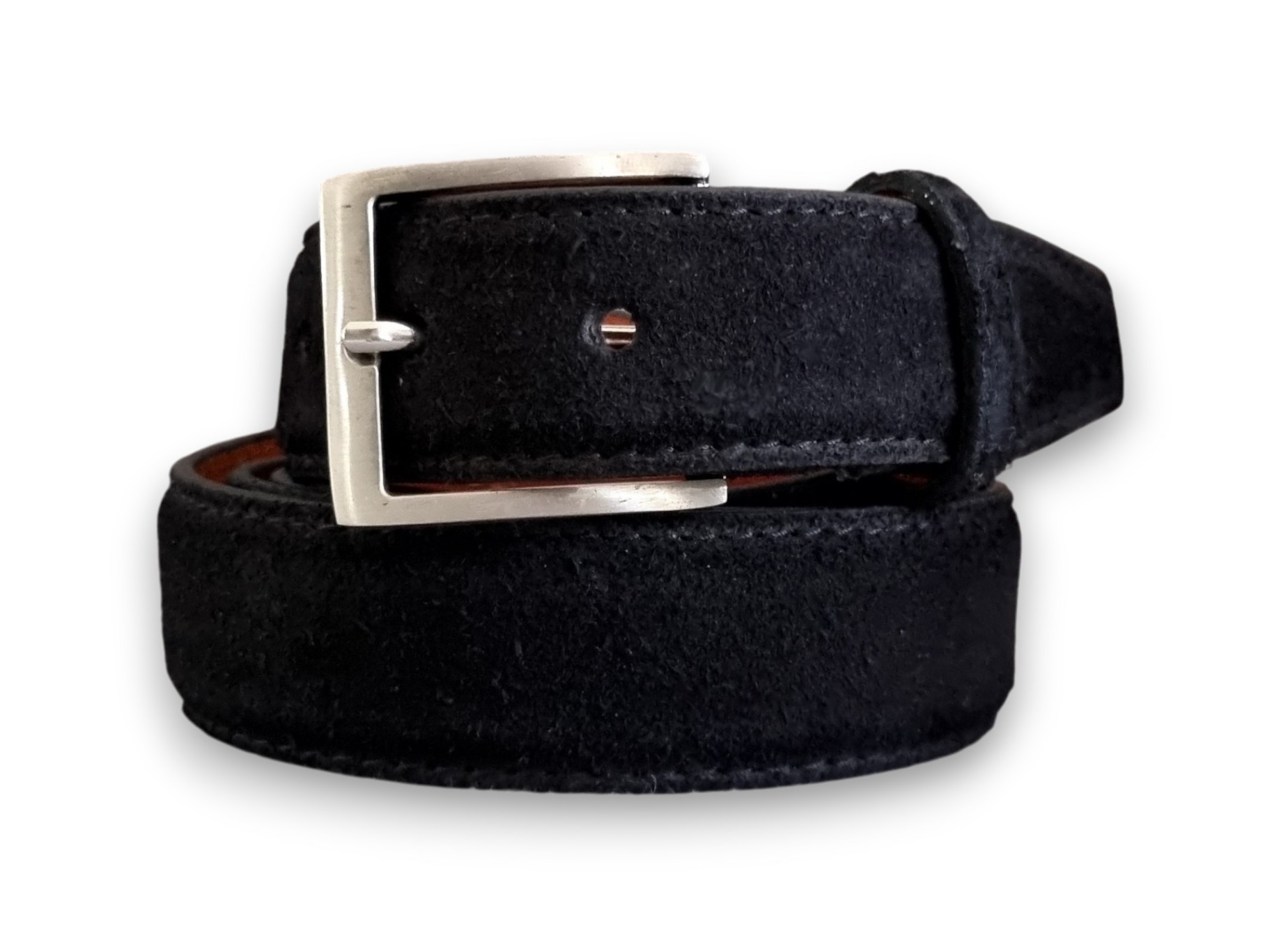 BELT SUEDE ZWART - Suede riem zwart 1 - BELT - SU ZW