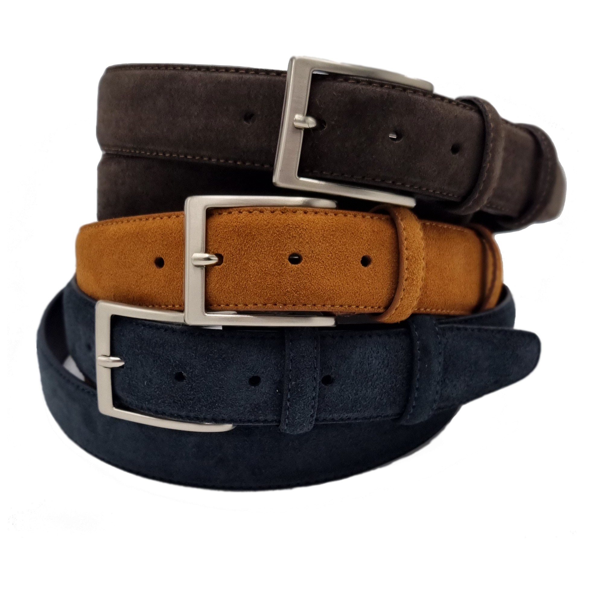 BELT SUEDE COGNAC - Suede riemen - BELT - SU C
