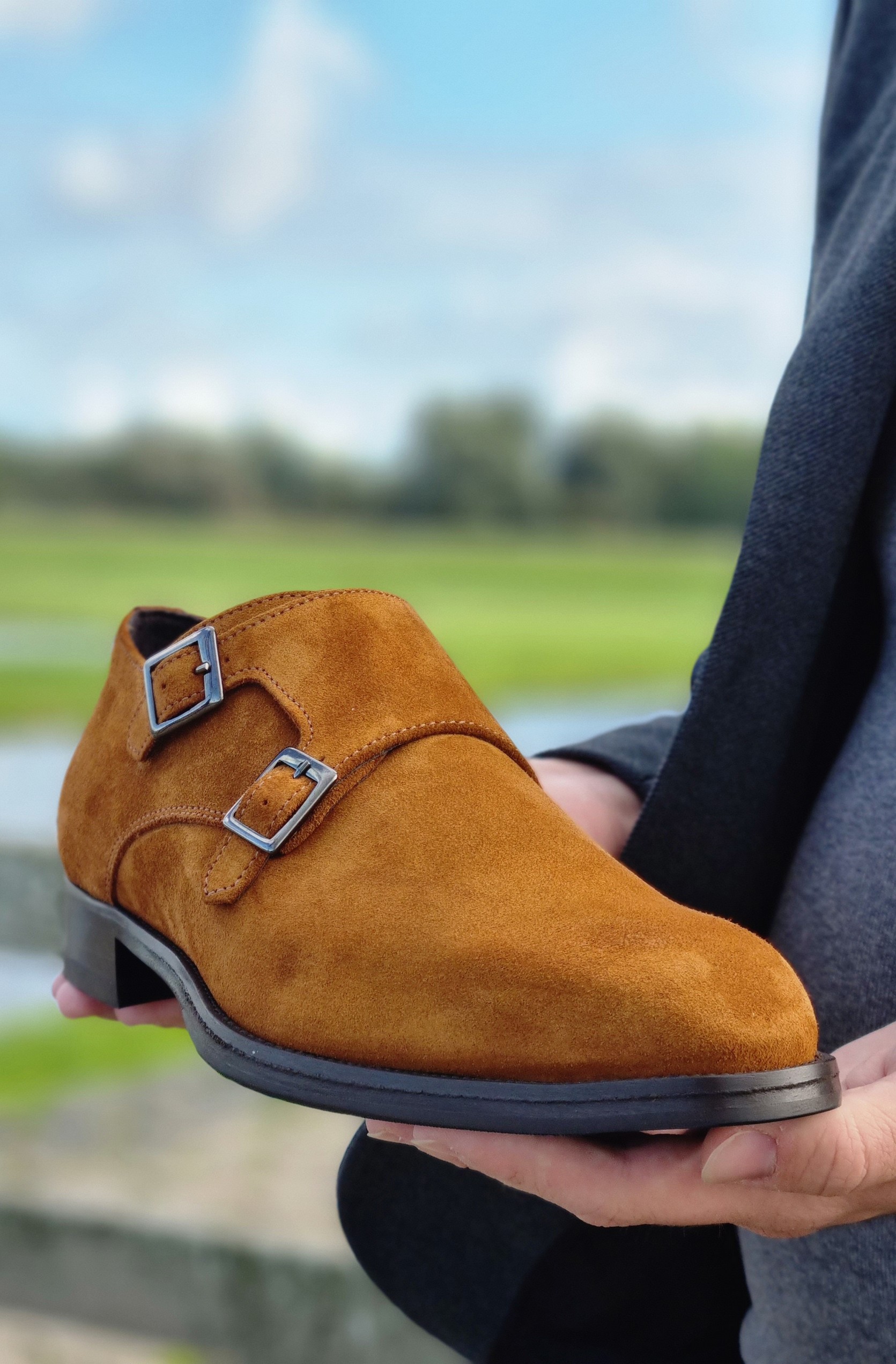 VENETO SUEDE - COGNAC - Veneto suede licht cognac part3 - VENETO - SU C